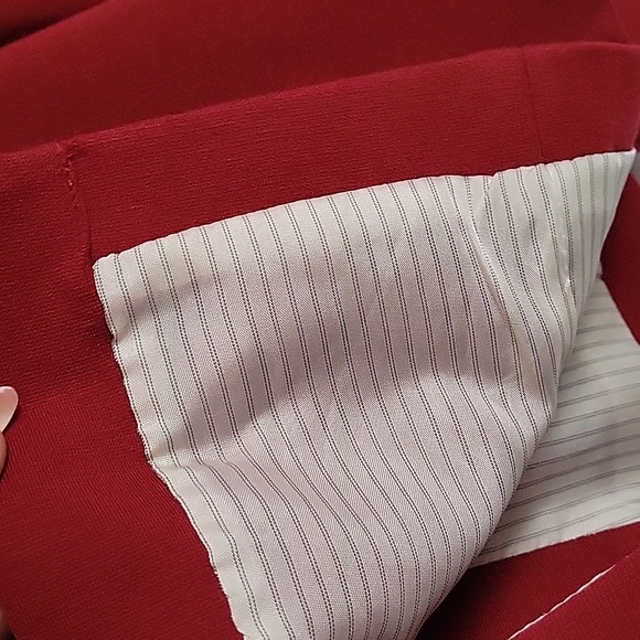 Philosophy Cherry Red Tapered And Lined Blazer - Picture 8 of 8